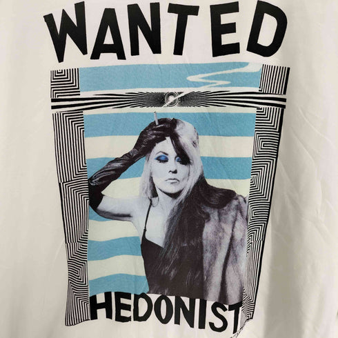 ジィヒステリックトリプルエックス Thee Hysteric XXX 18SS WANTED HEDONIST 両面プリント S/S Tシャツ メンズ JPN:L