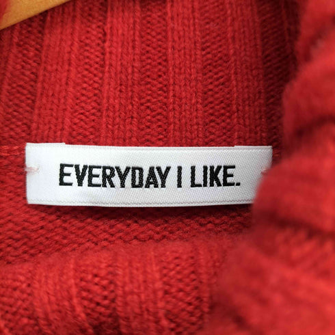 エブリデイアイライク EVERYDAY I LIKE 23AW カシミヤ混 タートルネックニット レディース ONE SIZE