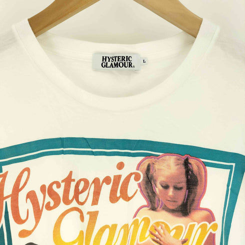 ヒステリックグラマー HYSTERIC GLAMOUR AROUND THE WORLD WITH BEAUTIFUL CHICKS ヒスガール プリント S/S Tシャツ メンズ JPN:L