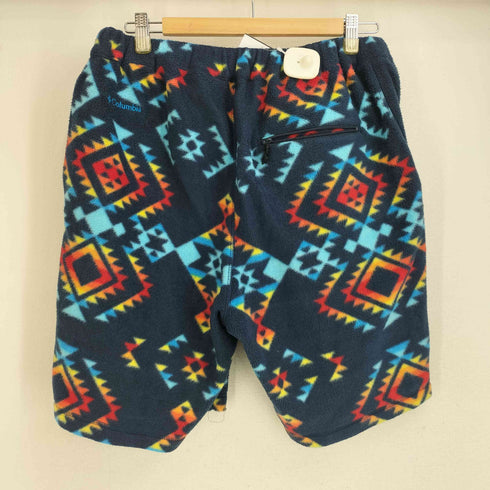 コロンビア Columbia 総柄 フリース ハーフパンツ メンズ JPN:L
