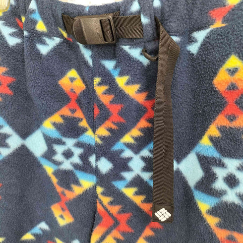 コロンビア Columbia 総柄 フリース ハーフパンツ メンズ JPN:L
