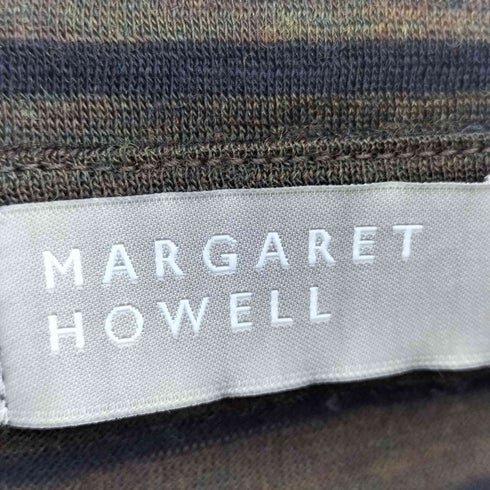 マーガレットハウエル MARGARET HOWELL ウールボーダーカットソー レディース 2