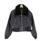 ジェイダ GYDA 24AW フェイクレザー ライナー付き ファーカラージップジャケット レディース FREE