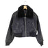 ジェイダ GYDA 24AW フェイクレザー ライナー付き ファーカラージップジャケット レディース FREE