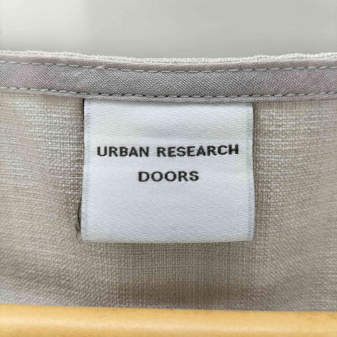 アーバンリサーチドアーズ URBAN RESEARCH DOORS 麻調合繊ウエストタックブラウス レディース M