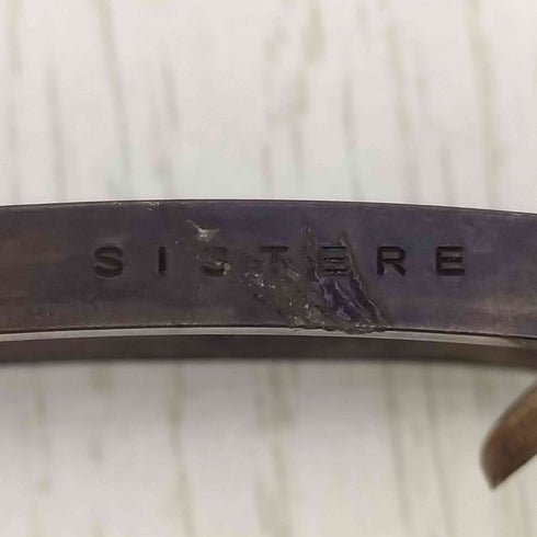 SISTERE WAXED HORSE HIDE プレート バックル レザーベルト メンズ