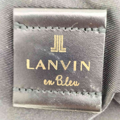 ランバンオンブルー LANVIN en Bleu ロゴパッチ リボンデザイン ウエストポーチ バッグ レディース