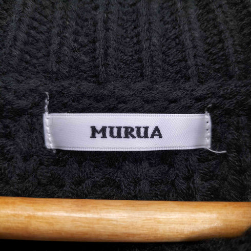 ムルーア MURUA スイッチパターンオフショルニット レディース FREE