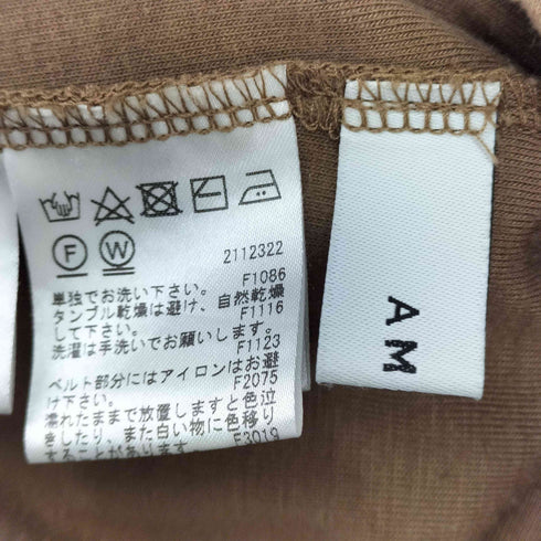 アメリ AMERI 前後Vネックジャージーロングワンピース レディース FREE