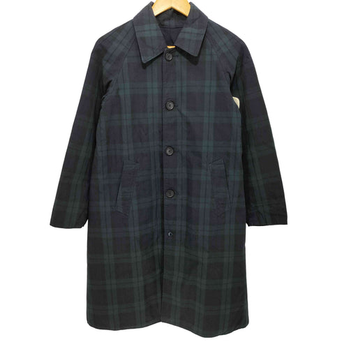 エフダブリューケーエンジニアードガーメンツ FWK engineered garments Reversible Coat ブラックウォッチ ステンカラーコート カバーオール GRN/NVY レディース 1