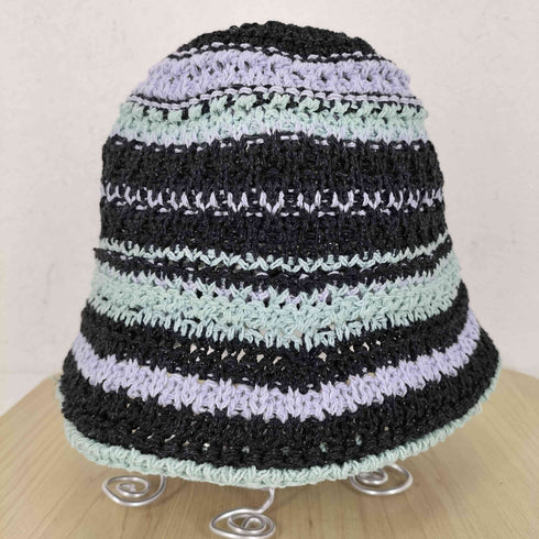 ボーダーニットハット レディース ONE SIZE