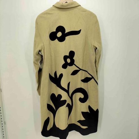 シビラ Sybilla 花柄 ステンカラーコート ロングコート レディース