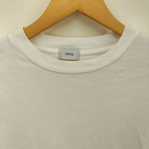 LIFiLL サイドスリット クルーネック S/SコットンTシャツ メンズ FREE