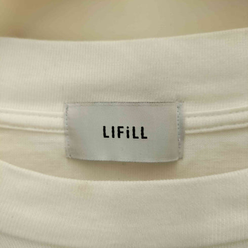 LIFiLL サイドスリット クルーネック S/SコットンTシャツ メンズ FREE