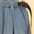 ワイルドシングス WILD THINGS SHELTECH DENIM TUCK WIDE PANTS シェルテック デニム タック ワイドパンツ レディース JPN:M