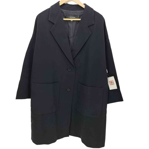 ジェイアンドエムデヴィッドソン J&M Davidson コットン オーバーサイズ チェスターコート レディース 6