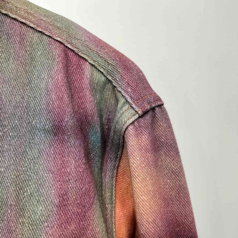 ステューシー Stussy TIE DYE TRUCKER JACKET タイダイ染め Gジャン メンズ import:S