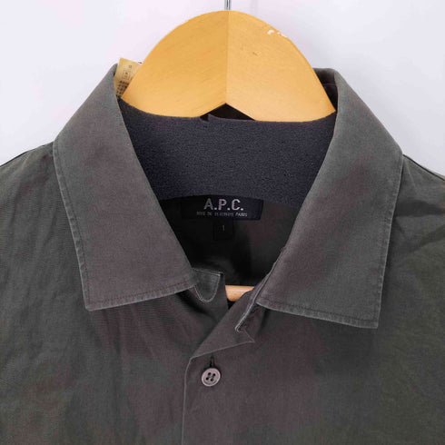 アーペーセー A.P.C. ダブルポケット長袖ボックスシャツ メンズ JPN:1