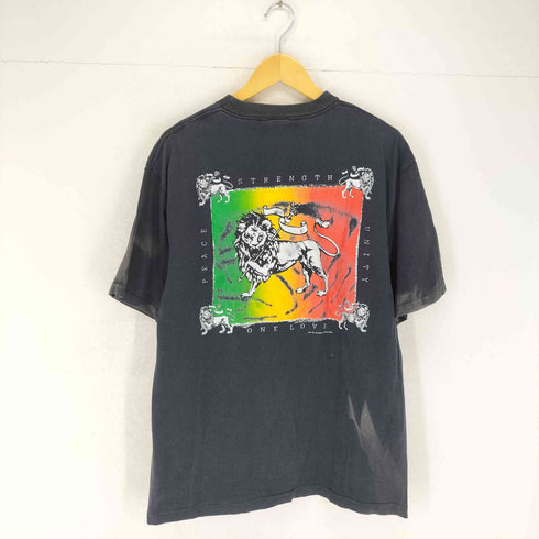 アンビル Anvil MADE IN USA シングルステッチ 1990 CRUCIAL RIDDIMS 両面プリントS/S TEE メンズ JPN:XL