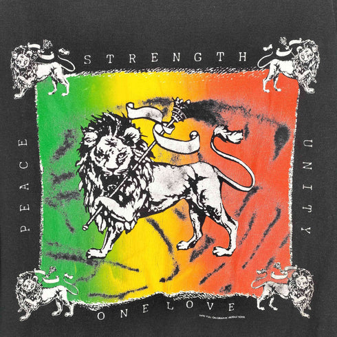 アンビル Anvil MADE IN USA シングルステッチ 1990 CRUCIAL RIDDIMS 両面プリントS/S TEE メンズ JPN:XL