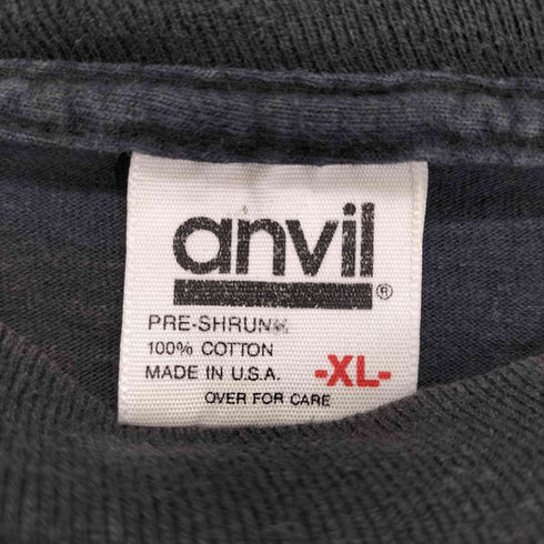 アンビル Anvil MADE IN USA シングルステッチ 1990 CRUCIAL RIDDIMS 両面プリントS/S TEE メンズ JPN:XL
