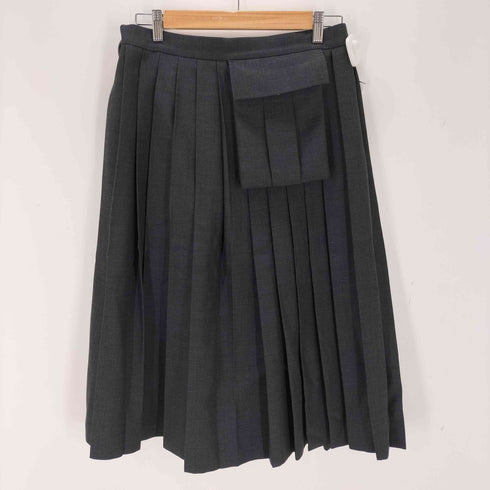 アンダーカバー UNDERCOVER モヘアギャバ PLEAT SKIRT プリーツ 巻き スカート メンズ