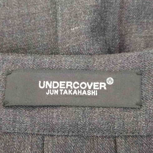 アンダーカバー UNDERCOVER モヘアギャバ PLEAT SKIRT プリーツ 巻き スカート メンズ