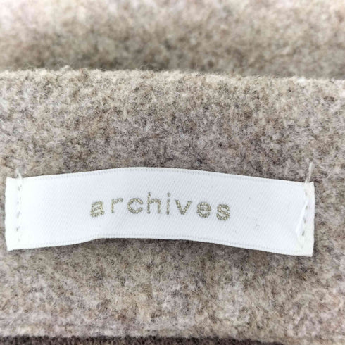 アルシーヴ archives ウールライク ワイドパンツ レディース M