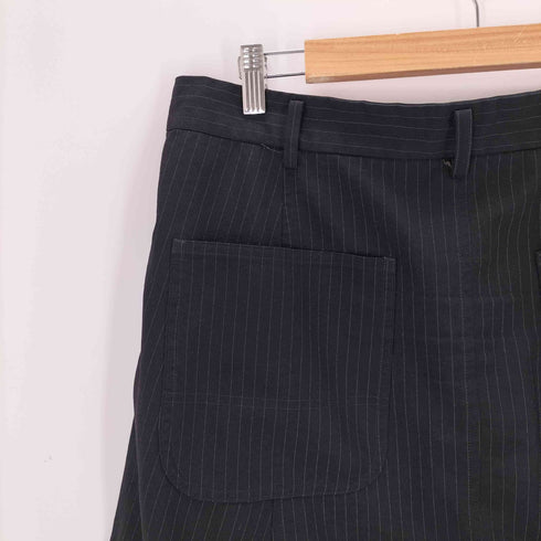 ブラックコムデギャルソン BLACK COMME des GARCONS ストライプ サルエルパンツ メンズ JPN:L