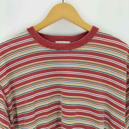 ジェイクルー J.CREW 90s 香港製 クルーネックボーダーTシャツ メンズ import:L