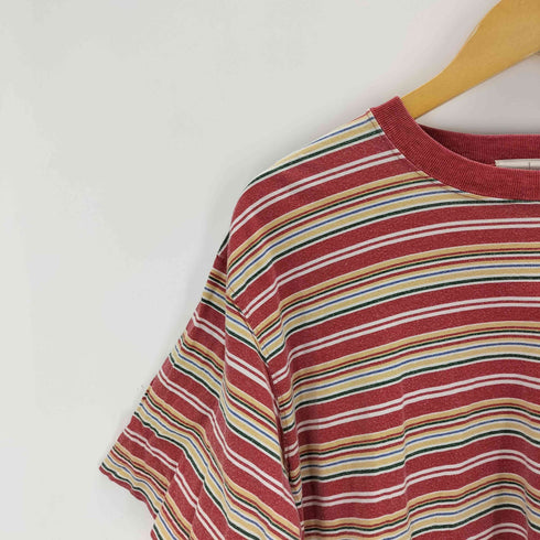 ジェイクルー J.CREW 90s 香港製 クルーネックボーダーTシャツ メンズ import:L