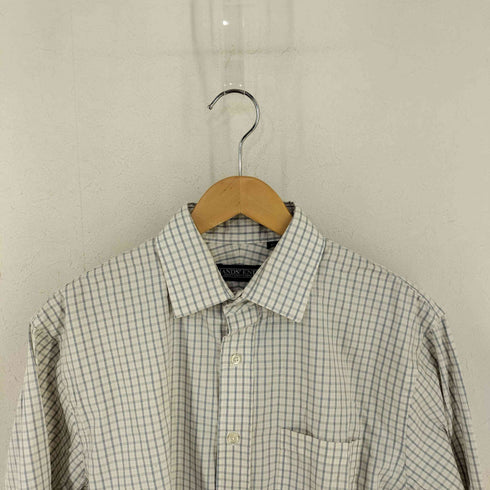 ランズエンド LANDS END チェックBDシャツ メンズ 15 1/2-33
