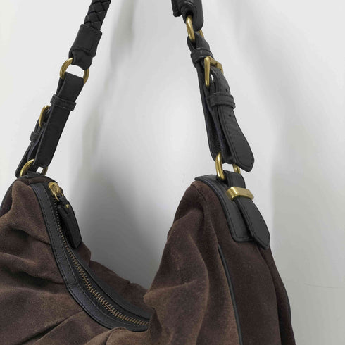 バナナリパブリック BANANA REPUBLIC スエードハンドバッグ レディース