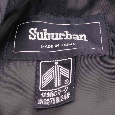 Suburban 日本製 カシミヤ混 ダブルチェスター ロングコート メンズ LL