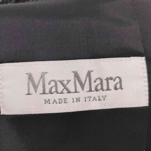 マックスマーラ MAX MARA イタリア製 白タグ ウールカシミヤテーラードジャケット レディース 36