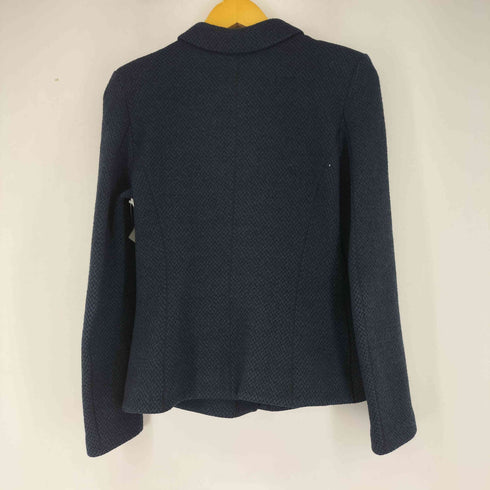 アルマーニコレツィオーニ ARMANI COLLEZIONI ウール混 スナップボタンジャケット レディース 44