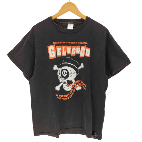 デルタプロウェイト DELTA PRO WEIGHT USA製 バンドプリントクルーネックTシャツ メンズ import:L