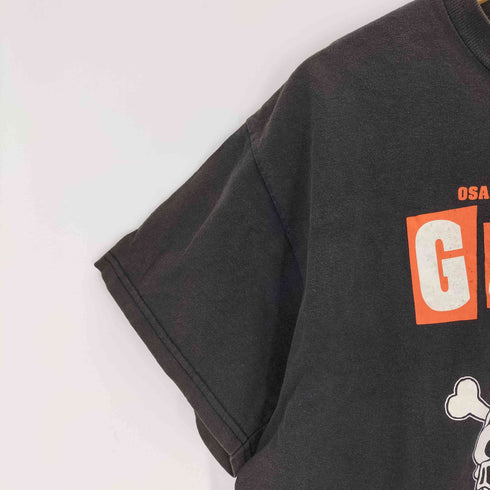 デルタプロウェイト DELTA PRO WEIGHT USA製 バンドプリントクルーネックTシャツ メンズ import:L