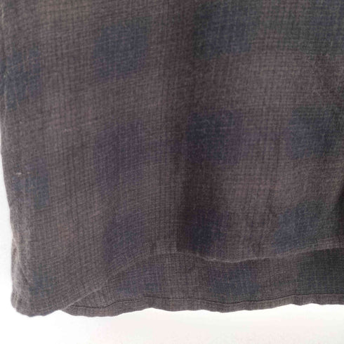 コモリ COMOLI 22AW ウールチェックオープンカラーシャツ メンズ JPN:2