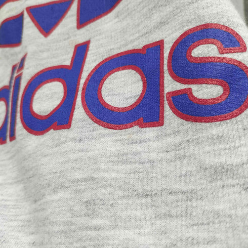 アディダスオリジナルス adidas Originals デサント製 プルオーバーパーカー ロングカットソー メンズ M-L