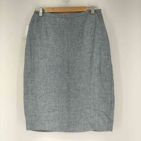 マックスマーラ MAX MARA イタリア製 白タグ リネンテーラードジャケット&スカート レディース 38