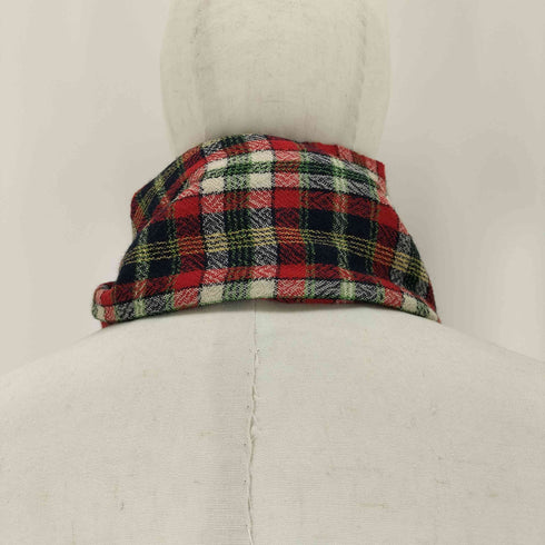 コムデギャルソンオム COMME des GARCONS HOMME チェック柄 フリンジマフラー メンズ