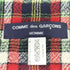 コムデギャルソンオム COMME des GARCONS HOMME チェック柄 フリンジマフラー メンズ