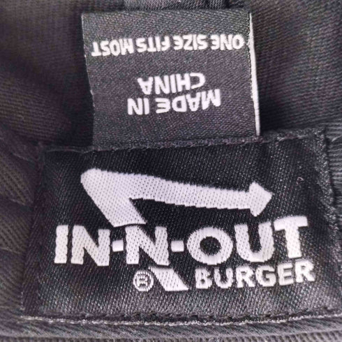 インアウトバーガー IN-N-OUT BURGER スナップバック 刺繍キャップ メンズ