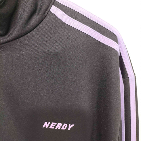 ノルディー nerdy ロゴプリント サイドライン トラックジャケット トラックパンツ ジャージセットアップ レディース JPN:S
