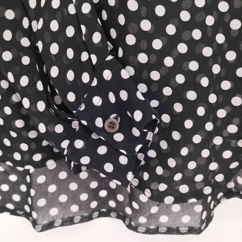 コムデギャルソン COMME des GARCONS 10SS ドットシアーシャツ レディース XS