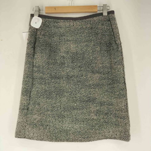 エスマックスマーラ S Max Mara ネップ テーラードジャケット&スカート レディース JKT:36 PNT:34