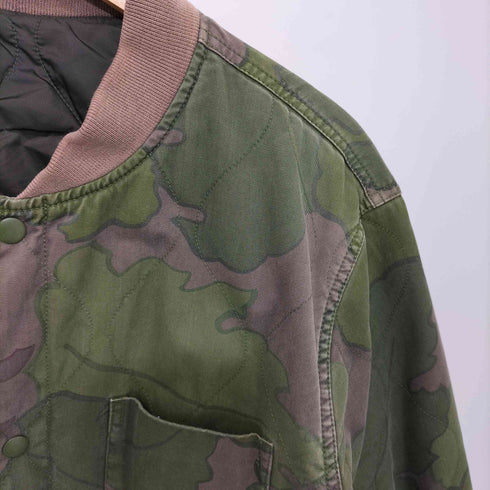 ギャップ Gap The Hill-Side コラボ カモフラ キルティング リバーシブル ジャケット メンズ import:L