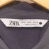 ザラ ZARA ナイロン マキシ シャツワンピース レディース import:S