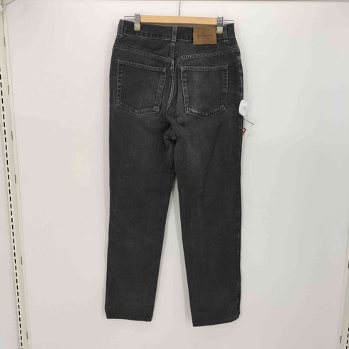 カルバンクラインジーンズ Calvin Klein Jeans 90S-00S ブラックデニム ストレート パンツ レディース W32